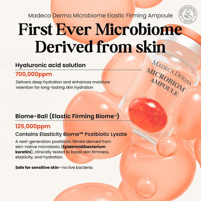 5 pcs of Elastic Firming Microbiome Anti Aging Ampoules