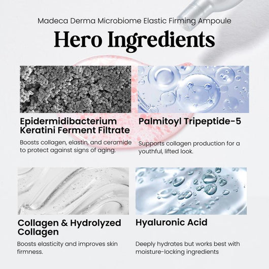 5 pcs of Elastic Firming Microbiome Anti Aging Ampoules