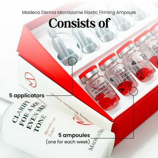 5 pcs of Elastic Firming Microbiome Anti Aging Ampoules