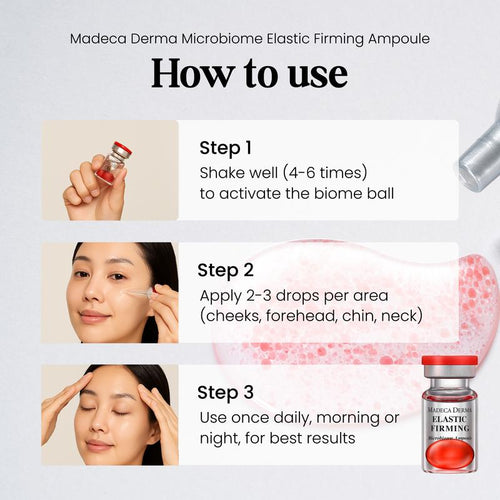 5 pcs of Elastic Firming Microbiome Anti Aging Ampoules