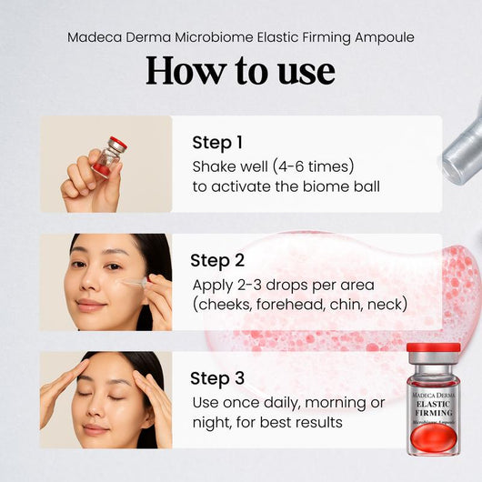 5 pcs of Elastic Firming Microbiome Anti Aging Ampoules